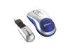 Targus Wireless Optical Notebook Mouse - Mouse - optical - 3 button(s) - wireless - RF - USB wireless receiver - blue, silver
