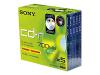 Sony 5CDQ80P - 5 x CD-R - 700 MB ( 80min ) 48x - printable surface - storage media