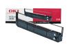 OKI - Print ribbon - 1 x black