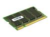 Crucial - Memory - 1 GB - SO DIMM 200-pin - DDR - 400 MHz / PC3200 - CL3 - 2.5 V - unbuffered