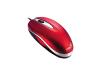 Genius NetScroll+ Traveler - Mouse - optical - 3 button(s) - wired - PS/2 - red