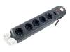 APC Essential Surgearrest - Surge suppressor - AC 230 V - 5 Output Connector(s) - Italy
