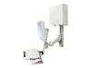 Ergotron HD Combo Arm with Medium CPU Holder - Mounting component ( articulating arm ) for flat panel - black, white - mounting interface: 100 x 100 mm, 75 x 75 mm
