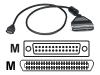 Adaptec - SCSI external cable - 26 PIN SlimSCSI - 50 PIN Centronics (M) - 0.9 m