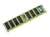 Transcend - Memory - 256 MB - DIMM 184-PIN - DDR - 266 MHz / PC2100 - CL2.5 - 2.5 V - unbuffered - non-ECC