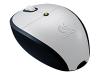 Logitech Cordless Mini Optical Mouse - Mouse - optical - 3 button(s) - wireless - RF - USB wireless receiver - silver
