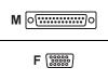 Digi - Serial RS-232 cable - DB-25 (M) - HD-15 (F) - ( EIA-232E )