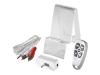 Targus RemoteTunes - Digital player accessory kit - white