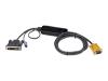 APC - Keyboard / video / mouse (KVM) cable - 8 PIN mini-DIN, 13W3 (M) - HD-15 (M) - 1.8 m