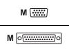 Digi - Serial cable - HD-15 (M) - DB-25 (M) ( EIA-232E )