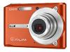 Casio EXILIM CARD EX-S500 - Digital camera - 5.0 Mpix - optical zoom: 3 x - supported memory: MMC, SD - latin orange