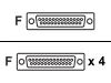 Cisco - Serial RS-232 cable - DB-25 (F) - DB-25 (F) - 3 m