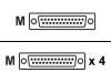 Cisco - Serial RS-232 cable - DB-25 (M) - DB-25 (M) - 3 m
