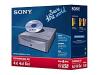 Sony Spressa CRX 120EU - Disk drive - CD-RW - 4x4x6x - USB - external - white