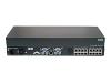 IBM 2x16 Console Switch - KVM switch - PS/2 - CAT5 - 16 ports - 2 local users - 1U - rack-mountable