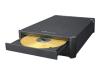 Plextor PX-740UF - Disk drive - DVDRW (R DL) - 16x/16x - Hi-Speed USB/IEEE 1394 (FireWire) - external - black