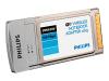 Philips Wireless Notebook Adapter SNN6500 - Network adapter - CardBus - 802.11b, 802.11a, 802.11g