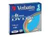 Verbatim DataLifePlus - 5 x DVD+R - 4.7 GB 4x - pastel - slim jewel case - storage media