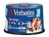 Verbatim - 50 x DVD+R - 4.7 GB 8x - printable surface - spindle - storage media