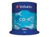 Verbatim - 100 x CD-R - 700 MB ( 80min ) 52x - spindle - storage media