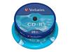 Verbatim
43432
CD-R/700MB 80Min 52x DataLife Spdl 25pk