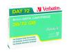 Verbatim - DAT-72 - 36 GB / 72 GB - storage media