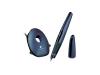Logitech io2 Commercial Bluetooth Pen - Digital pen - wireless - Bluetooth - USB wireless receiver - metallic blue (pack of 5 )