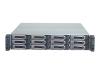 Promise VTrak J300s - Hard drive array - 12 bays ( SATA-300 / SAS ) - 0 x HD - Serial Attached SCSI (external) - rack-mountable - 2U