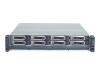 Promise VTrak M200i - Hard drive array - 8 bays ( SATA-300 ) - 0 x HD - iSCSI (external) - rack-mountable - 2U