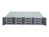 Promise VTrak - Hard drive array - 12 bays ( SATA-300 ) - 0 x HD - iSCSI (external) - rack-mountable - 2U