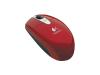 Logitech V200 Cordless Notebook Mouse - Mouse - optical - wireless - RF - USB wireless receiver - red