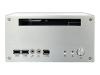 SilverStone LASCALA LC12 - Desktop - mini ITX - power supply 60 Watt - silver - USB/FireWire/Audio