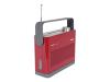 Acoustic Solutions Portal 3 - DAB / FM portable radio - silver, red