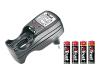 Trust PW-2100 Battery Charger - Battery charger 4xAA/AAA - included batteries: 4 x AA type NiMH 2100 mAh