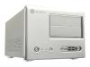 SilverStone SUGO SG01S - Desktop - micro ATX - no power supply - silver - USB/FireWire/Audio