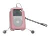 Belkin Classic Leather Case for iPod 4G - Case for digital player - leather - pink