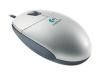 Logitech Wheel Mouse Mini - Mouse - 2 button(s) - wired - PS/2, USB - silver