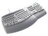 Microsoft Natural Pro - Keyboard - PS/2, USB - 123 keys - ergonomic - white - German - Switzerland - retail