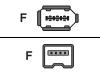 Belkin - IEEE 1394 cable - 4 PIN FireWire (F) - 6 PIN FireWire (F) - 1.8 m ( IEEE 1394 )