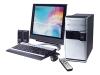 Acer Aspire E300 - Tower - 1 x Athlon 64 3400+ - RAM 1 GB - HDD 1 x 200 GB - DVDRW (+R double layer) / DVD-RAM - GF 6200 SE TurboCache supporting 256MB - Gigabit Ethernet - WLAN : 802.11b/g - Win XP MCE - Monitor : none