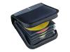 Targus cdProjects Mach II - Wallet CD disk(s) - 32 discs - nylon - grey, blue