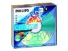 Philips - 5 x CD-RW - 700 MB ( 80min ) 4x - 12x - slim jewel case - storage media