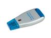 Kingston TravelLite SD/MMC Reader - Card reader ( MMC, SD, MMCplus ) - flash: SD Memory Card - 1 GB - Hi-Speed USB