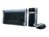 Logitech diNovo Media Desktop Laser - Keyboard, keypad - wireless - Bluetooth - mouse - Bluetooth 2.0 EDR USB adapter - black, charcoal - German