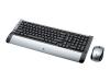 Logitech Cordless Desktop S 510 - Keyboard - wireless - RF - mouse - USB / PS/2 wireless receiver - black, silver - Belgium