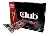 Club 3D Radeon X550 256 - Graphics adapter - Radeon X550 - PCI Express x16 low profile - 256 MB DDR - Digital Visual Interface (DVI) - TV out