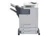 HP Color LaserJet 4730xm mfp - Multifunction ( fax / copier / printer / scanner ) - colour - laser - copying (up to): 30 ppm (mono) / 30 ppm (colour) - printing (up to): 30 ppm (mono) / 30 ppm (colour) - 1600 sheets - parallel, Hi-Speed USB, 10/100 Base-TX