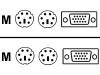 Raritan - Keyboard / video / mouse (KVM) cable - 6 pin PS/2, HD-15 (M) - 3 m