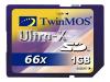 TwinMOS Ultra-X - Flash memory card - 1 GB - 66x - SD Memory Card