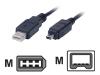 IC Intracom Manhattan - IEEE 1394 cable - 6 PIN FireWire (M) - 4 PIN FireWire (M) - 1.8 m ( IEEE 1394 )